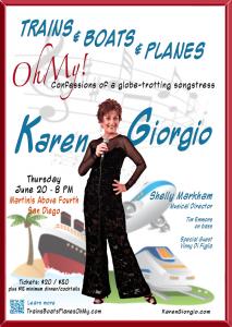Karen Giorgio Cabaret Poster