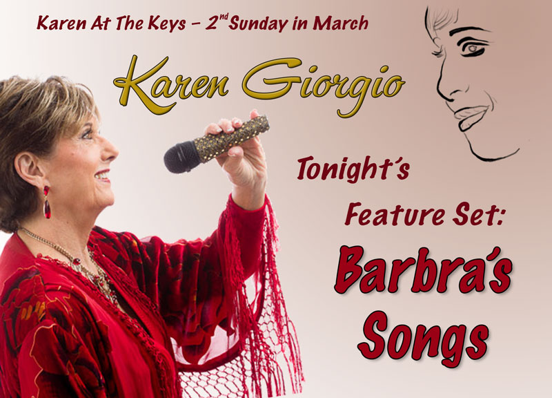 Karen's 2nd Sunday in March - Barbra's Songs