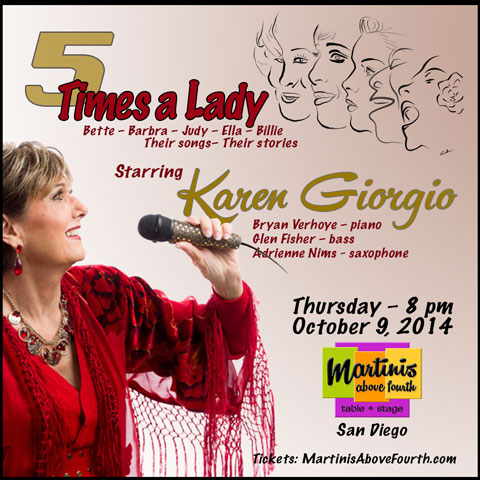 Karen Giorgio starring in "5 Times A Lady"